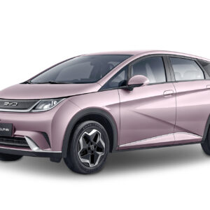 Xe điện BYD Dolphin màu hồng